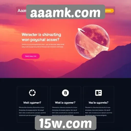 Exploração do design de interface do site aaamk.com